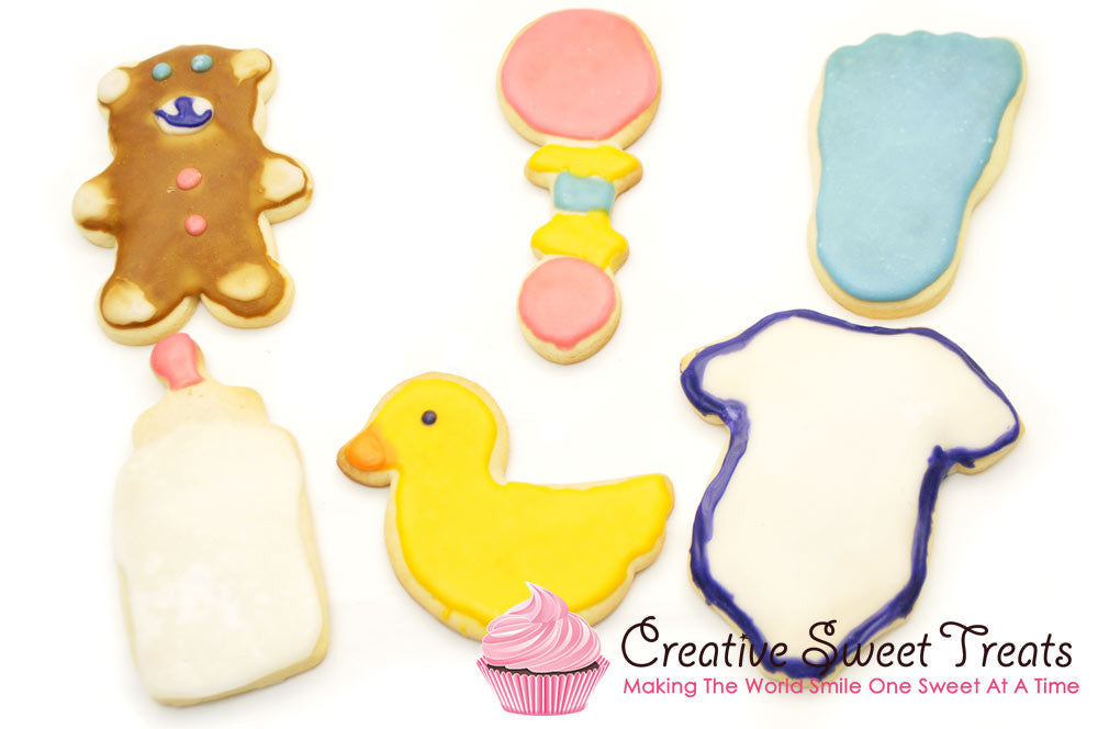 Baby Shower Sugar Cookies Delivered