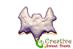 Bat Shaped Sugar Cookies Delivered