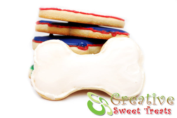 Bone Shaped Sugar Cookies Delivered