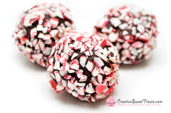 Peppermint Candy Cane Covered Truffles Delivered
