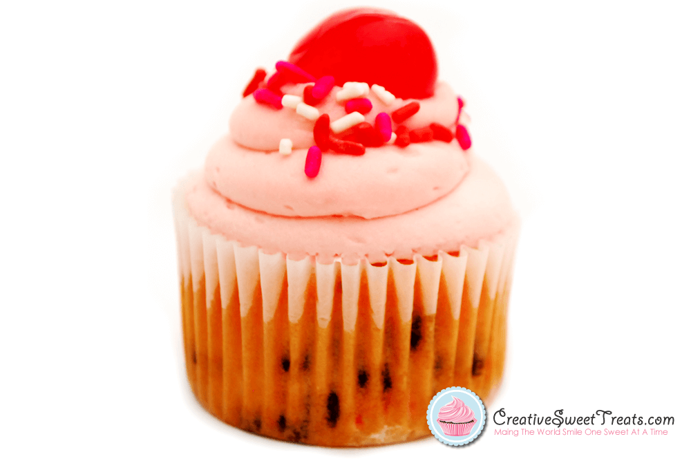 Cherry Chip Cupcakes