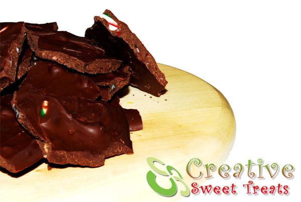Chocolate Peppermint Bark Delivered (1lb.)