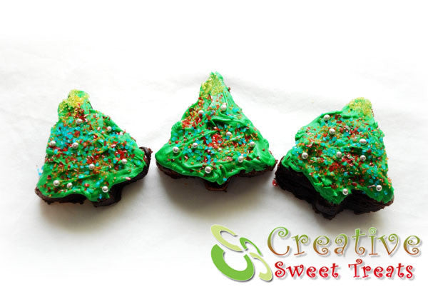 Christmas Tree Brownies