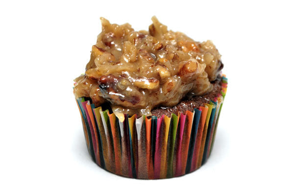 German Chocolate Cupcakes