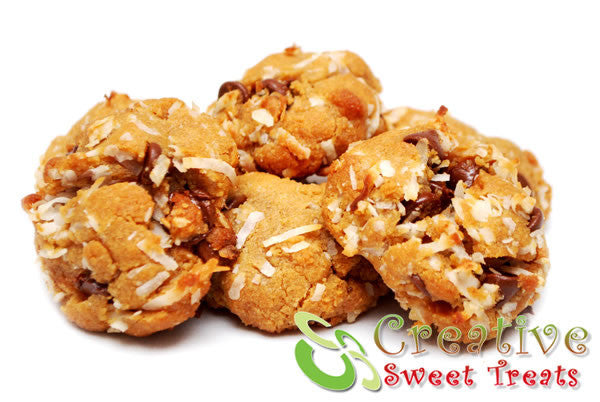 Peanut Butter Cookies With Coconut And Chocolate Chips Delivered