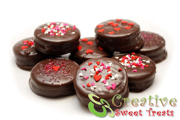 Valentine's Chocolate Dipped Oreos Delivered