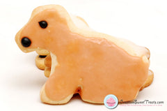 Dog Shaped Sugar Cookies Delivered