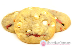 White Chocolate & Raspberry Cookies Delivered