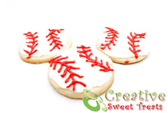Baseball Shaped Sugar Cookies Delivered