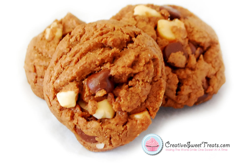 Chocolate Cookies With White & Milk Chocolate Chips with Macadamia Nuts Delivered
