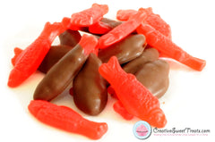 Chocolate Covered Large Red Swedish Fish Delivered