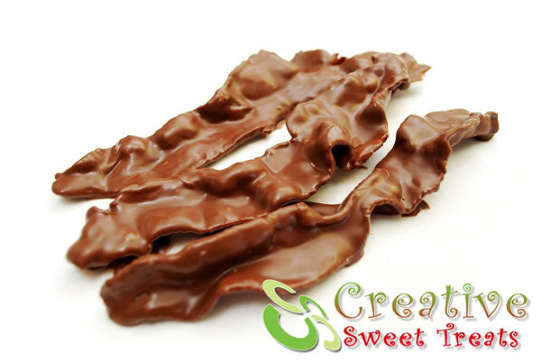 6 Chocolate Covered Bacon Slices Delivery (1lb/16oz)