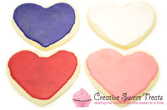 Heart Shaped Sugar Cookies Delivered