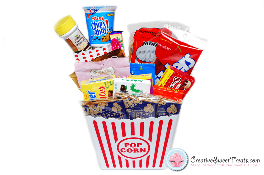 Movie Themed Junk Food Treat Gift Basket