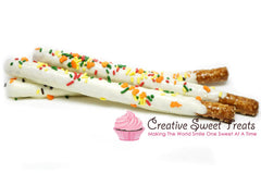 Thanksgiving Chocolate Dipped Pretzel Rods Delivered