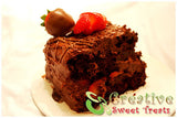 Triple Chocolate Strawberry Cake